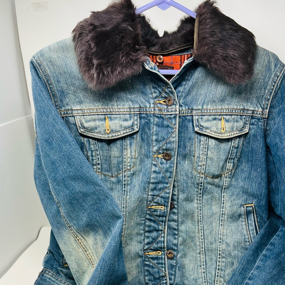 Lucky Brand insulated jeans jacket.